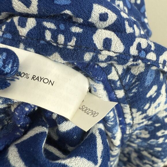 Poupette St Barth Paulina Midi Dress Blue Size S - Picture 8 of 13